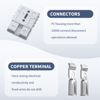 Connecteur rapide de batterie 6-10 AWG 50A 12-36V, kit de déconnexion rapide de batterie, faisceau de câbles rapide pour voiture