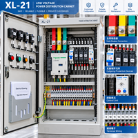 Armoire de distribution électrique basse tension XL-21 avec disjoncteur, barre omnibus et câblage personnalisé