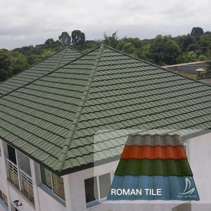 Feuilles de <span class=keywords><strong>toiture</strong></span> en Zinc-Alu imperméables résistantes aux UV à haute température <span class=keywords><strong>Toles</strong></span> <span class=keywords><strong>Toiture</strong></span> pour la tuile romaine de <span class=keywords><strong>toiture</strong></span> en métal enduite de pierre de maison - Product Image 2