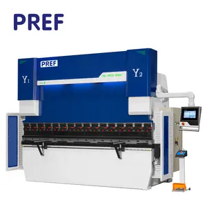 PREF 8 MM 200Ton CNC 유압 프레스 브레이크 벤더 제조 공장 용 자동 금속 시트 플레이트 벤딩 머신