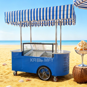 Kiosque de vente de glaces et de sucettes glacées à chargement frontal 2025 avec glacière - Product Image 3