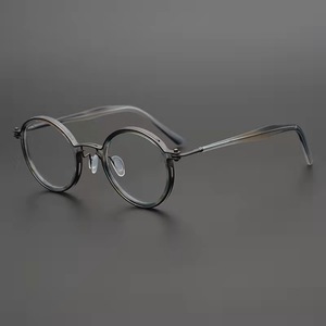 <span class=keywords><strong>Gafas</strong></span> de acetato de titanio hechas a mano al por mayor, <span class=keywords><strong>gafas</strong></span> de lectura ópticas para <span class=keywords><strong>hombre</strong></span> y mujer, novedad de alta calidad 2024 - Product Image 1