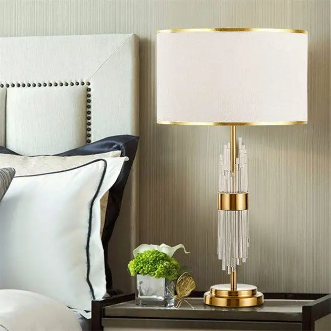 Originalidade elegante quarto dormitório design de luz pôr do sol vermelho mesa de cabeceira lâmpada