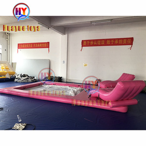 Fabrika en çok satan açık şişme yüzen şişme bot yüzme havuzu yat su içinde şişme havuz - Product Image 5