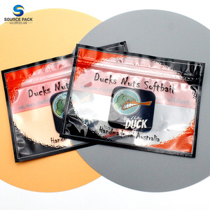 Bolsas de Embalaje de Plástico Suave con Cierre <span class=keywords><strong>Zip</strong></span> de 3 Lados, Reciclables, con Logotipo Personalizado, para Señuelos de Pesca y Cebos de Gusano, con Orificio para Colgar - Product Image 2
