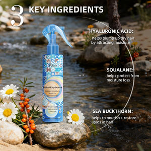 <span class=keywords><strong>Spray</strong></span> acondicionador orgánico de etiqueta privada para cabello fino rizado africano, hidratante, nutritivo, Alisador, esponjoso - Product Image 5