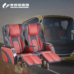 จีนโรงงานขนาดใหญ่ราคาที่ดีวีไอพีที่นั่งเดียวสำหรับรถบัส,หรูหราที่นั่งรถบัสที่ใช้กับจอภาพทีวี