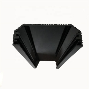 Rigid Black Pvc Extrusion Profile Abs Profile Extruded U Shape <strong>Plastic</strong> <strong>Channel</strong> Factory in Dongguan - Product Image 4