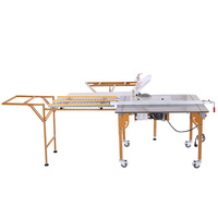 Scie à table coulissante Zhongshan JZY JT-9D pour le travail du bois, scie composite sans poussière, scie à table élévatrice, scie à bois