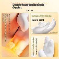 Goldener Rechtshändiger G-Punkt-Vibrator mit Einführbarem Anstecker für Weiblichen Klitoralen Orgasmus - Erwachsenen-Sexspielzeug