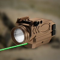 Nouvelle lampe tactique 1000lm avec combo de viseur laser vert monté, lampe de chasse