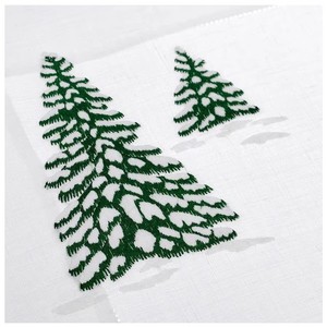 Serviette de table brodée à la main 100% lin pour les dîners de mariage, logo et couleur personnalisés, style traditionnel, lavable, utilisation domestique - Product Image 1