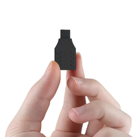 Adaptateur USB C mâle vers femelle, connecteur 24 broches, entièrement en plastique, prise de type C vers prise, convertisseur de test mobile intégré
