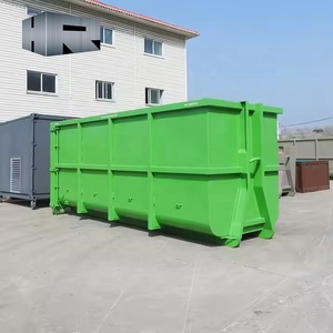 New OEM Brand Model Hook-10 4-30 Yard Steel Hook Lift Roll off Bin <strong>Trailer</strong> <strong>Dumpster</strong> Container for Construction Use - Product Image 6