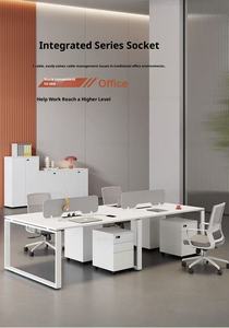 Bureau Bureau Bureau Personnel Bureau Simple Moderne Écran Station Casier Partition <span class=keywords><strong>Employé</strong></span> Bureau D'ordinateur - Product Image 5