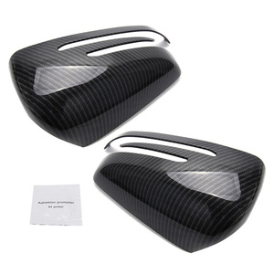 Cubiertas de Espejos de Fibra de Carbono para Mercedes-Benz, Juego Completo para W204 W213 W222, Material ABS con Instalación con Cinta 3M - Product Image 1