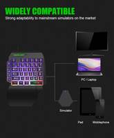 2024 Kit de clavier à une main d'approvisionnement d'usine touches Usb hautes et basses boutons de clavier clavier filaire pour accessoires de jeu