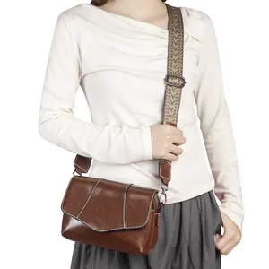 AndoBag - Bolsos Cruzados Retro de Cuero Genuino para Mujer - Bolso de Hombro y Axila para Teléfono Móvil 3125 - Product Image 6