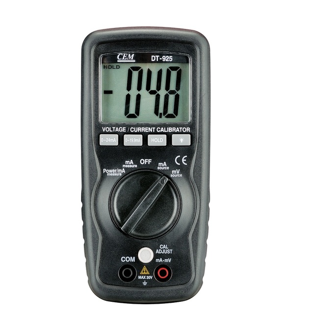 Cem Industrial-Grade Professional Color Screen True Rms High-Precision Electrician Digital Multimeter DT-925 0.5%+3 Accuracy