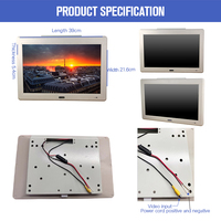 Monitor de Techo para Autobús de 17 Pulgadas 4:3, Monitor Plegable para Autocar