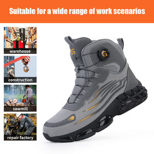 GUYISA カスタマイズ可能な軽量インテリジェントバックル工場卸売耐衝撃・耐穿刺安全靴 - Product Image 4