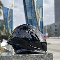 Nouveau casque de moto intégral rétro NBTK avec logo OEM personnalisé, taille plus grande 3XL 4XL, pour grosse tête, en ABS, homologué DOT, noir