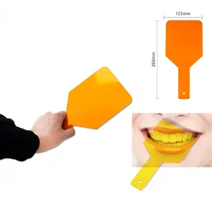 1pc Dental Shield Plate Augenschutz brett Hand härten des Licht Zahns childe Dental Tools Light Filter Paddle