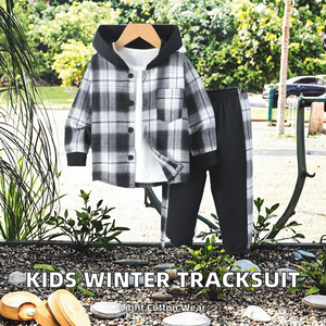 Conjuntos Deportivos de Invierno para Bebés Niños, 100% Algodón, Transpirables, Resistentes al Viento, para Actividades al Aire Libre, Opciones de Tallas Grandes, Diseño 2 en 1 - Product Image 2