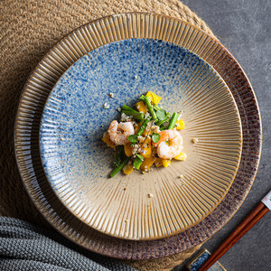 Japanese Cuisine Tableware, <strong>Creative</strong> Ceramic <strong>Plates</strong>, Shallow <strong>Plates</strong>, Steak <strong>Plates</strong>, Western-style <strong>Plates</strong>, Cake <strong>Plates</strong> - Product Image 3