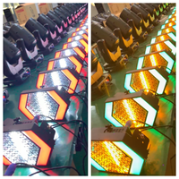Projecteur de scène LED rétro 150W, couleur ambre RGBW avec mapping de pixels DMX RDM pour effets de fond de concert et flash