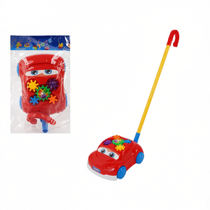 Towable <b>Car</b> <b>Push</b> Pull Toy 23Cm With Gears For Kids Walkers - Product Image 2