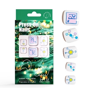 <span class=keywords><strong>Uñas</strong></span> postizas <span class=keywords><strong>de</strong></span> primera calidad con diseño y pegatinas. Patrones únicos personalizados Suministros para <span class=keywords><strong>uñas</strong></span> Prensa sobre pegamento <span class=keywords><strong>de</strong></span> color blanco en las puntas <span class=keywords><strong>de</strong></span> las <span class=keywords><strong>uñas</strong></span> - Product Image 4