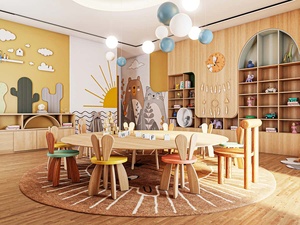 Tùy chỉnh mẫu giáo lớp học thiết kế Vườn Ươm trường gỗ hiển thị mẫu giáo vui daycare bố trí - Product Image 5