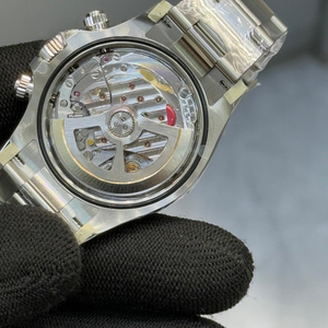 Montres mécaniques automatiques 40 mm en métal doré avec lunette fixe, cadran bleu, date, montre de luxe pour homme en <span class=keywords><strong>or</strong></span> blanc, chronographe - Product Image 6