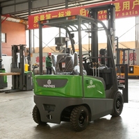 Chariot élévateur électrique portable MOVMES 1 tonne 2 tonnes, mini, 4 directions, à entraînement latéral, alimenté par batterie