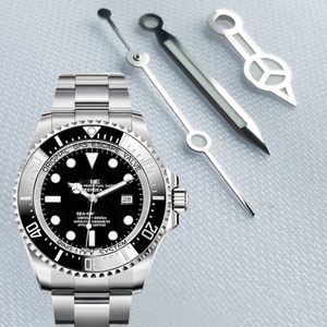 Piezas de mano de <span class=keywords><strong>reloj</strong></span> de la mejor calidad Manos de <span class=keywords><strong>reloj</strong></span> plateadas SEA 3235 3135 Movimiento azul luminoso 126660 116660 para <span class=keywords><strong>reloj</strong></span> de 44mm - Product Image 1