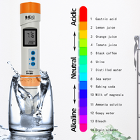 Testeur de qualité de l'eau numérique HM Digital PH-200, stylo testeur de pH et de température, étanche, avec fonction d'étalonnage automatique
