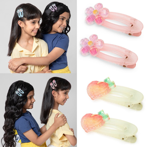 คลิปหนีบผมรูปหัวใจคลิปผมดีไซน์สวยสำหรับทารกคลิปหนีบผมแท้แฟชั่น - Product Image 2
