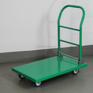 RH-WT02-1 900*600*850 मिमी हैंडल फोल्डेबल 500 किलोग्राम लॉजिस्टिक परिवहन भारी शुल्क गोदाम ट्रॉली - Product Image 2