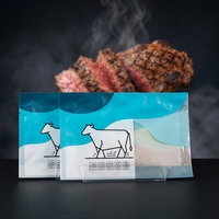 Sachet en plastique refermable à quatre soudures, qualité alimentaire, thermoscellable, anti-fuite, avec encoche de déchirement, pour chips, aliments pour bébés, personnalisable