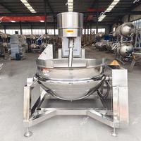 Bouilloire à gainage planétaire à base d'huile d'assaisonnement pour marmite industrielle avec mélangeur électrique