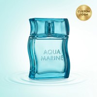 Fragancia Acuática Marina Aqua Marine, Perfume Masculino con Aroma Marino Personalizado OEM, Botella Personalizada