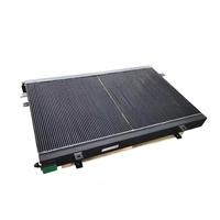 Échangeur de chaleur à plaques et ailettes en aluminium résistant aux hautes températures pour les systèmes de refroidissement des industries du ciment, de l'acier et de la production d'énergie