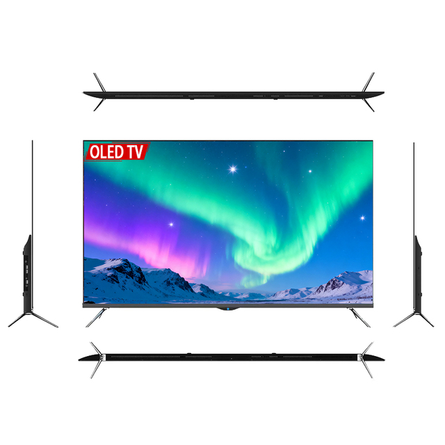 Frameless Led Tv Accept Custom OEM Android Tv Smart 43 50 55 65 75 85 Inch Smart Tvs 4K Ultra OLED Televisions