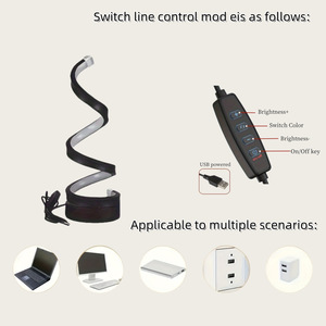 Hot Sale Modern LED Desk Lamp with 3CCT Color Changing APP & Remote Control Dimmable for Gamersh - Product Image 6