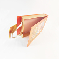 Caja de Regalo de Lujo Personalizada a Precio de Fábrica, Papel con Lámina Dorada, Recubrimiento Mate, Forro de Esponja, Empaque Premium para Velas de Boda