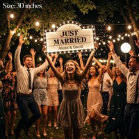 Panneau lumineux LED personnalisé pour service de bouteilles de mariage, panneau de club de mariage, panneau LED personnalisé étanche pour anniversaire, fête de mariée, événement, enseigne lumineuse