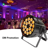 Igreslite 18X18w Led Par Lumière Scène Dj Éclairage 6In1 RGBWAUv Par Led Dmx Led Par Lumière pour Événements Fête