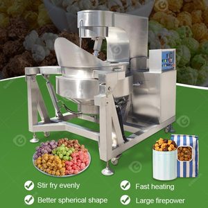 Seta a gran escala comercial caramelo microondas Gourmet Pop Corn Popper máquina palomitas de maíz línea de producción - Product Image 2