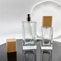 Flacon de parfum en verre à sertir, 30 ml, 100 ml, flacon de parfum vide de luxe, flacon de parfum en verre